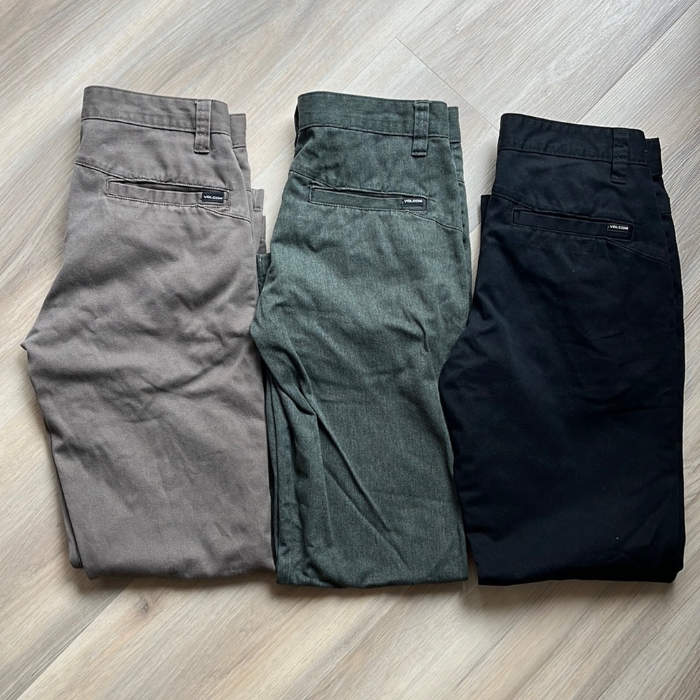 Volcom Bundle - 3 pairs of pants